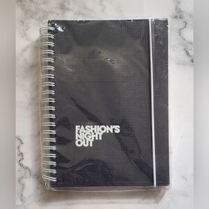 Vintage 2009 FASHION’S NIGHT OUT NYC QVC Spiral Black Notebook Journal Vogue Mag